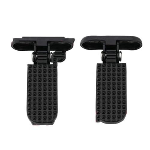 バイク用フットレスト 電動自転車・バイク用リアフットレスト・滑り止め交換ペダル(43-51mm hole)