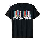6 7 Funny If You Know You Know 6 7 Reading Teacher Christmas T-Shirt