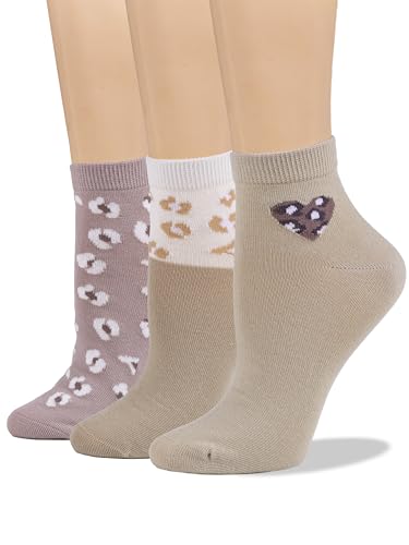 Image of COTTON DAY Women's Soft Combed Cotton Dress Socks Seamless Toe Black White Gray Navy Blue Brown Beige