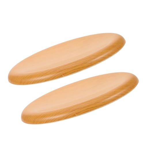 TOGEVAL 2 Piezas Taburete De Madera Sin Terminar Taburete Universal Almohadilla De Superficie De La Silla De Madera Asiento Asiento De Heces De Bar