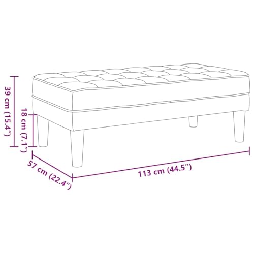 Banc avec coussin gris clair pour ranger les chaussures de couloir et protéger les parquets - 3