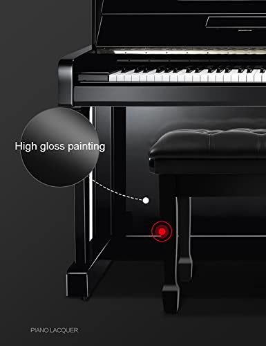 TEmkin Tabouret de Piano Banc de Piano avec Compartiment de Rangement Banc de Clavier en Cuir véritable Tabouret de Piano, Hauteur réglable de 10 cm, 58 x 41 x 48-58 cm - Les Beatles, Paul McCartney, John Lennon, RIngo Starr, George Harrison TEmkin Tabouret de Piano Banc de Piano avec Compartiment de Rangement Banc de Clavier en Cuir véritable Tabouret de Piano, Hauteur réglable de 10 cm, 58 x 41 x 48-58 cm – Image 6