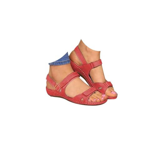 Genérico 2026 Sandalias Deportivas Ortopédicas para Mujer Plataforma Zapatos Verano Comodos Vestir Elegantes Moda Fiesta Sandalia de Cuña Transpirables Flexibles Playa Trekking Senderismo Caminar