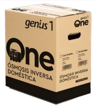 Genius One, Equipo de Osmosis Inversa - Kit para Osmosis de 5 Etapas - Capacidad para 5 L - Incluye Membrana Vontron de 50GPD y Filtros