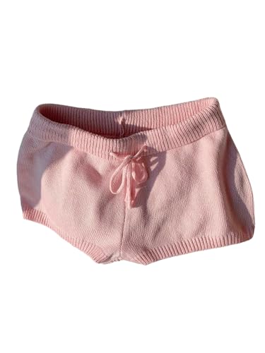 Image of MakeMeChic Women's Mini Micro Shorts Y2k Booty Shorts Sleep Pajama Bottoms