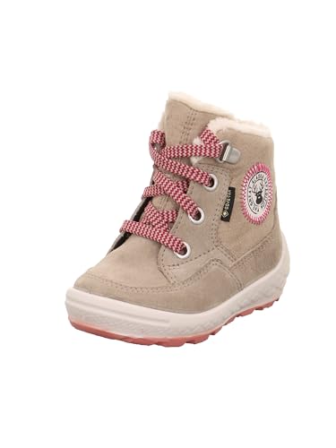 Superfit Baby Mädchen GROOVY warm gefütterte Gore-Tex Stiefel, BEIGE/ROSA 4000