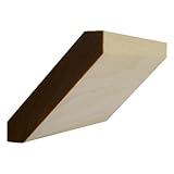 EWCR38 Shaker Craftsmen Crown Moulding Trim, 3/4' x 4', Poplar, 94'