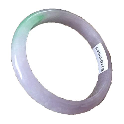 ZHIBOCertified 100% Natural Lavender Jadeite Jade Bracelet Bangle