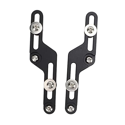 Kit de support de pare-brise de moto durable en alliage d'aluminium rigide