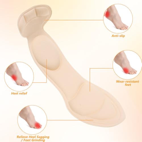 Plantillas para tacones altos TIESOME 2 pares miniatura 3