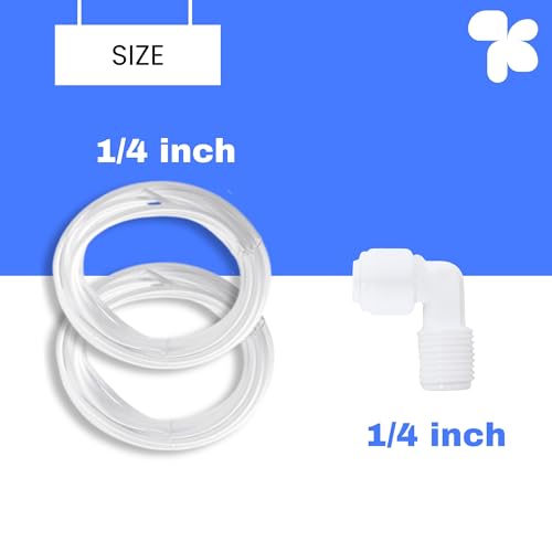 AMPEREUS Pre Filter Kit for RO Water Purifier | External Sediment 2 PP Spun Filter Cartridge Kit for Water Purifier for Clear, Safe & Healthy (1/4" Inlet-Outlet)