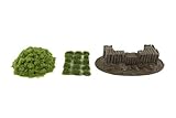 Holzbunker Verteidigungsstellung und Landschaftsset von War World Gaming