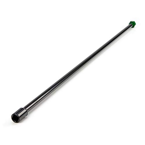 N212329780 - Spare Tire is Incorrect Size - 2020-2021 Chevrolet Silverado & GMC Sierra 2500 4 Steelman 12 MM Square Head Spare Tire Tool for Accessing Cradle-Mounted Spares, GM and Dodge, 30 Inches Long for Deep Pulleys, Powder-Coated Steel