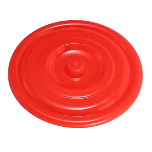 Zerodeko Large Plastic Trash Can Lid Waste Bin Cover for Fits Round Containers for Trash Water Buckets and More Reliable Garbage Can Accessory