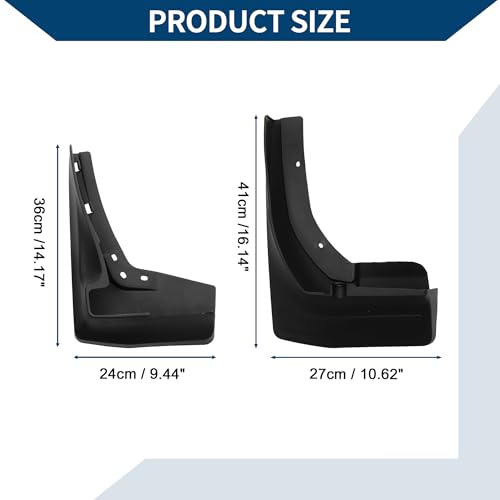 Image of Mud Flaps Splash Guards W /Mount Accessories for Mercedes-Benz GLS450 GLS550 X166 2015-2019 Front and Rear Mud Guards 1 Set