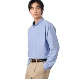 [コムサイズム] 吸水速乾・UVカット リコッティア中空オックス ボタンダウンシャツ 47-30IO05-206 ブルー S