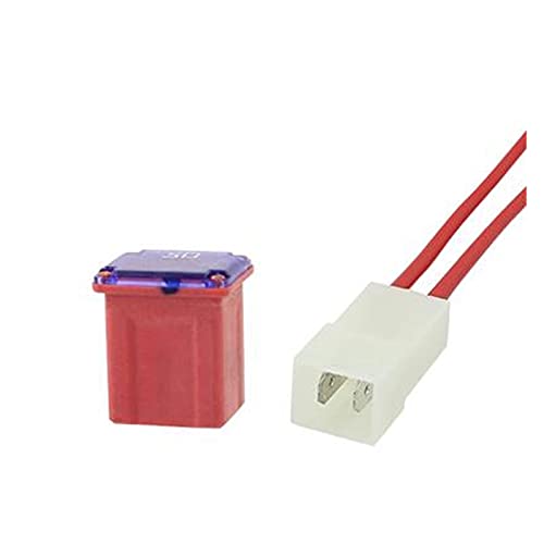 Juego de fusibles y caja de fusibles mini cuadrados para auto 20A 30A 40A 50A 60A con caja de plástico (Color : juego de caja de fusibles 50A) miniatura 1