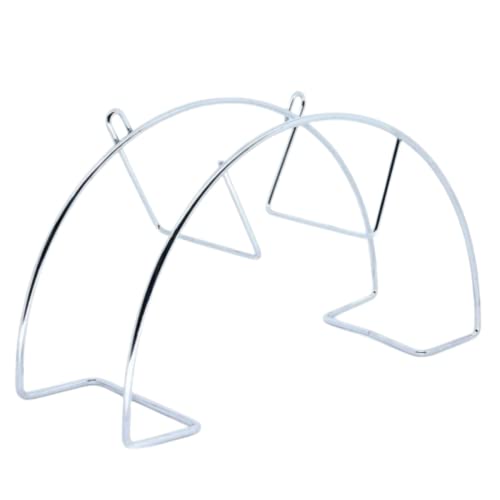 Suporte para Mangueira de Jardim Organizador Lavanderia Quintal Cromado