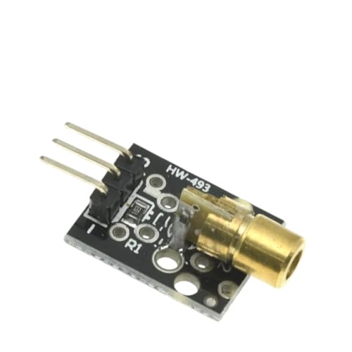 KY-008 3pin 650nm Red Laser Transmitter Dot Diode Copper Head Sensor Module for Arduieno AVR PIC DIY Compatible with MEGA 2560