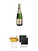 Produktbild Perrier Jouet Grand Brut Champagner 0,75 Liter + Scavi & Ray Prosecco Sprizzione (kein Grünstich) Rastal Glas 6 Stück + Schiefer Glasuntersetzer eckig ca. 9,5 cm Ø 2 Stück