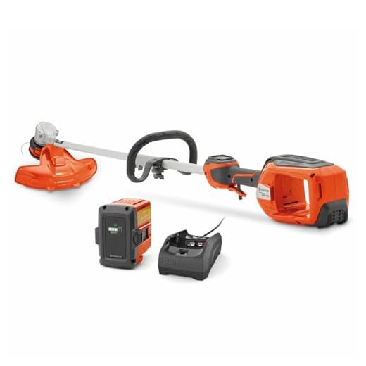 Husqvarna WeedEater 320iL Cordless String Trimmer with Battery and Charger, 16-Inch Straight Shaft Electric Weed Eater with Rapid Replace Trimmer Head for Seamless String Reloading