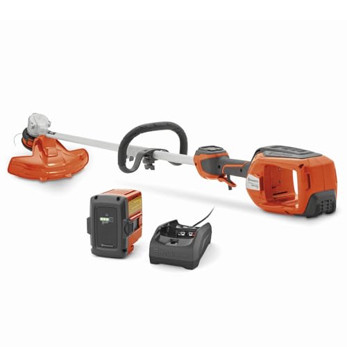Husqvarna WeedEater 320iL Cordless String Trimmer with 4 Ah Battery and Charger, 16-Inch Straight Shaft Electric Weed Eater with Rapid Replace Trimmer Head for Reloading, Gifts for Men, 970480104 by Husqvarna - Used condition - US$245.69