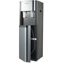 Bottom Loading Water Dispenser for 5 Gallon Bottle, Hot & Cold Water Cooler with Safety Protection, Fast Heating & Cooling, for Home & Office Dark Gray