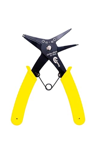 CARBO USA Conjunto de alicates de anel de pressão, duplo uso interno externo, sem mudança de cabeça,