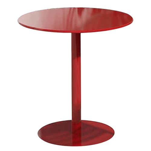 Mesa de comedor de metal alta de diseño moderno para salón 2