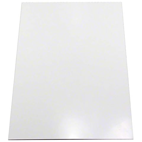 FerroFlex® A4 Flexible 3M™ Self Adhesive & Gloss White Dry Wipe Surface Ferrous Sheet for Walls, Office, Home and Creating Instant Surfaces Magnets Will Attract To - 1 Sheet Cover