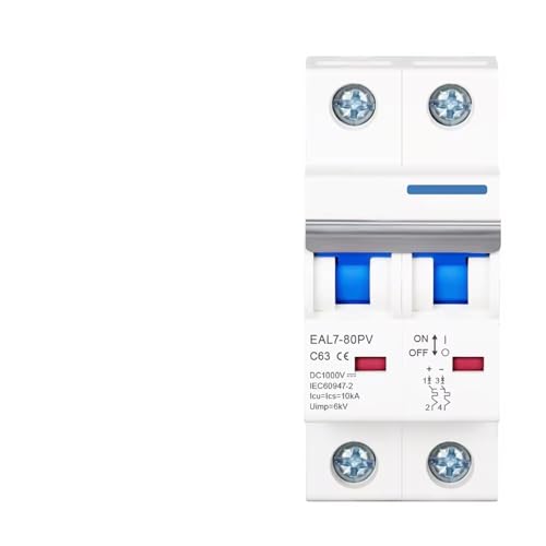 Disjoncteur solaire DC 1000V 2P 25A protection photovoltaïque rail DIN