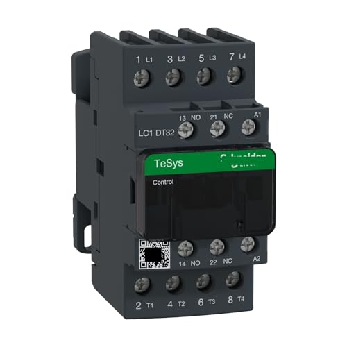 Contactor de potencia LC1DT32M7C para circuitos de 220 V CA y 32 A 2