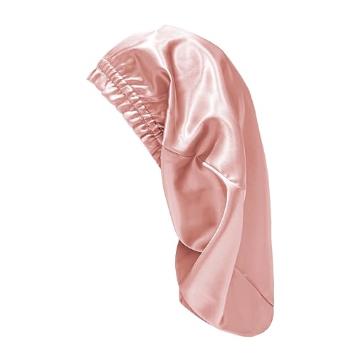 townssilk Bonnet de nuit en soie, 100% mûrier 22 momme, pour femme, luxueux, respirant, tient bien toute la nuit & sans pression, idéal pour cheveux longs et...