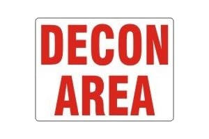 Accuform Decon Area