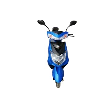 Batt:RE LO:EV Premium Affordable E Scooter, 48 V /30Ah Lithium-Ion Battery with Ideal 80 km Milage per charge (Blue)