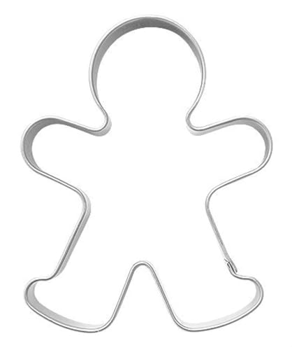 Emporte-pièce en forme de bonhomme en pain d’épice, 6,5 cm.