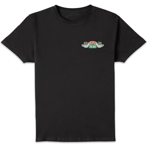 Friends Central Perk Coffee Cups Men's T-Shirt - Black XL