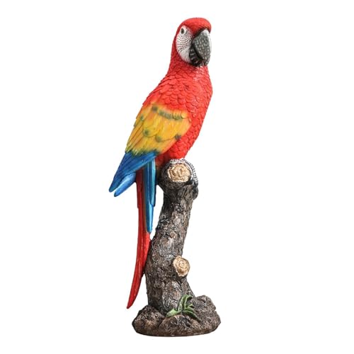 WNDUOKXH Figurine de Perroquet Attrayante, Ornement de Bureau créatif, Superbe décoration Table pour Les Chambres et Les Bureaux, Statue Perroquet, Sculpture...
