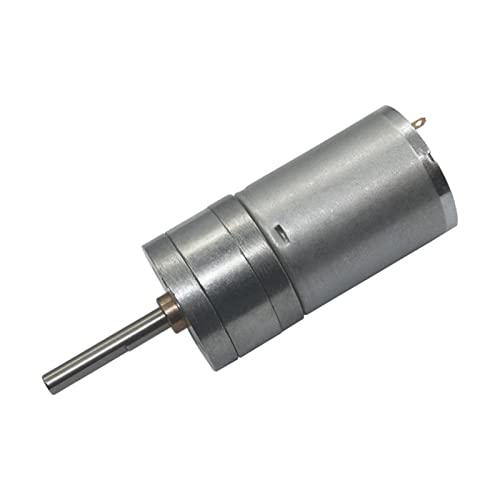 Motor de CC caja de engranajes de 25 mm eje largo central 6v 12v 24v de baja velocidad