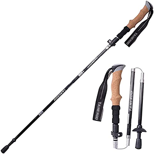 AAGAZA Kohlefaser-Trekkingstöcke, Gehstöcke, faltbare Wanderstöcke,...