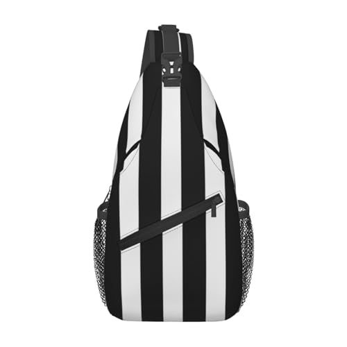 Bolso Cruzado Diagonal Negro y Blanco para Senderismo