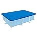 Funda Para Piscina Cobertor Piscina Rectangular Cubierta De Piscina De Polvo A Prueba De Lluvia De Verano Al Aire Libre, Cubierta De Piscina Rectangular, Para Piscinas De Marco Familiar 220 X 150 CM