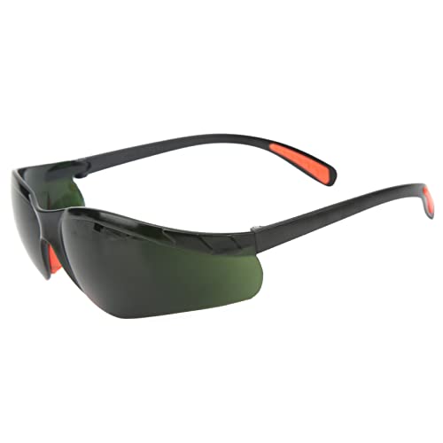 Welding Goggles, Anti-Scratch UV Protection IR Shade 5.0, Safety Glasses Wrap-Around Lens PC Frame Nylon Material for Welding Soldering Cutting Grinding Professionals
