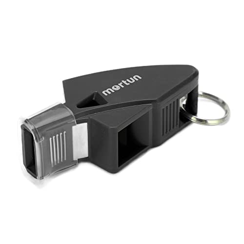 Silbato deportivo con cordón y clip miniatura 2