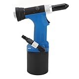 aqxreight Pneumatische Nietmutternpistole, Selbstansaugend, Leicht, Ergonomisches Nietmutternwerkzeug für 5/32 3/16 1/8 3/32 Zoll (,2 mm) (2,4 mm) Muttern. Material: Verwendete Mutter, Pneumatischer