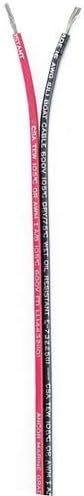 Ancor Ribbon Bonded Cable - 16/2 Awg - Red/Black - Flat - 100'