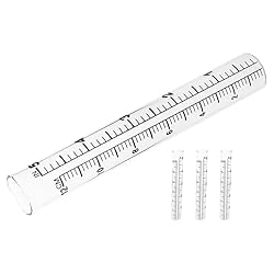 HEMOTON 4 Piezas De Tubo De Medición De Pluviómetr...: Compatibilidad universal: se adapta a la mayoría de las bases de pluviómetros estándar, lo que permite un reemplazo rápido para mantener su pluviómetro funcional, tubos de pluviómetro, vidrio de repuesto, tubos de pluviómetro Durabilidad resistente a...