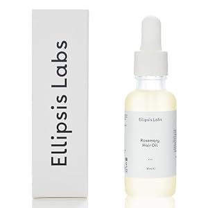 Rozemarijn Haargel van Ellipsis Labs – Vegan Groei-Boostende Olie met Essentiële Olie voor Voeding, Versterking, Kalmering van de Scalp en Dikker, Gezonder Haar, 30ml