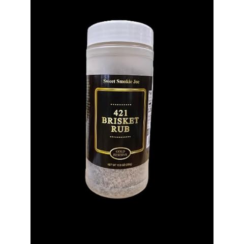 Sweet Smokie Joe 421 Gold Reserve Competition Brisket Rub Cover
