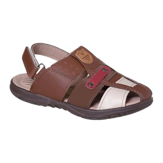 Sandalia Masculina Infantil Papete Menino Minipasso Azul e Marrom (Marrom, BR, Criança de 4 a 8 anos, Numérico, 22)